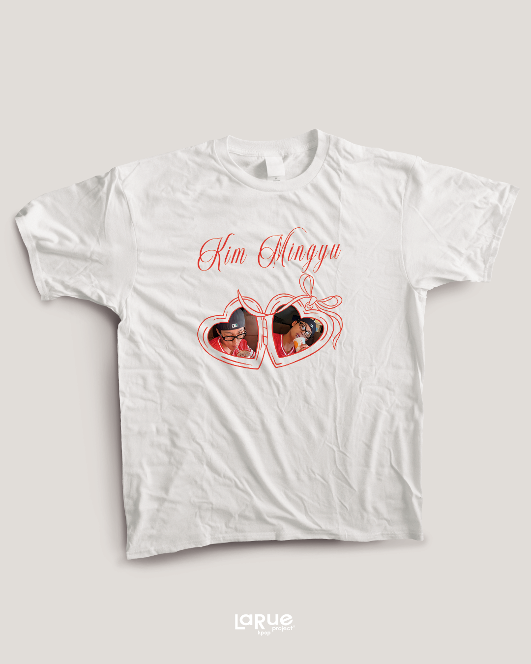 Playera Mingyu Seventeen - Edición Medallón Corazón