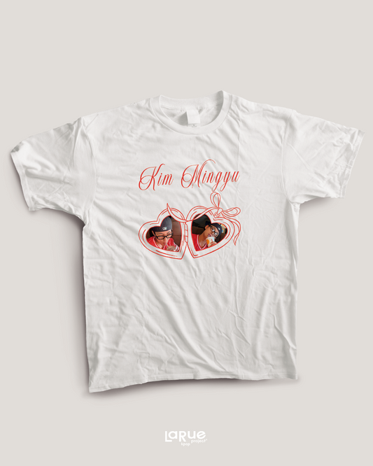 Playera Mingyu Seventeen - Edición Medallón Corazón