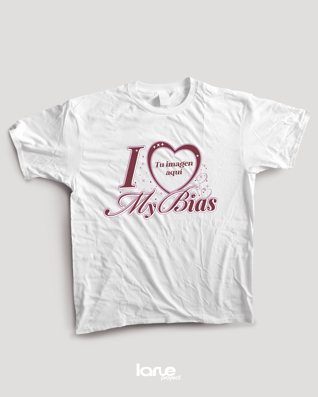 Playera personalizada - "I love my Bias"