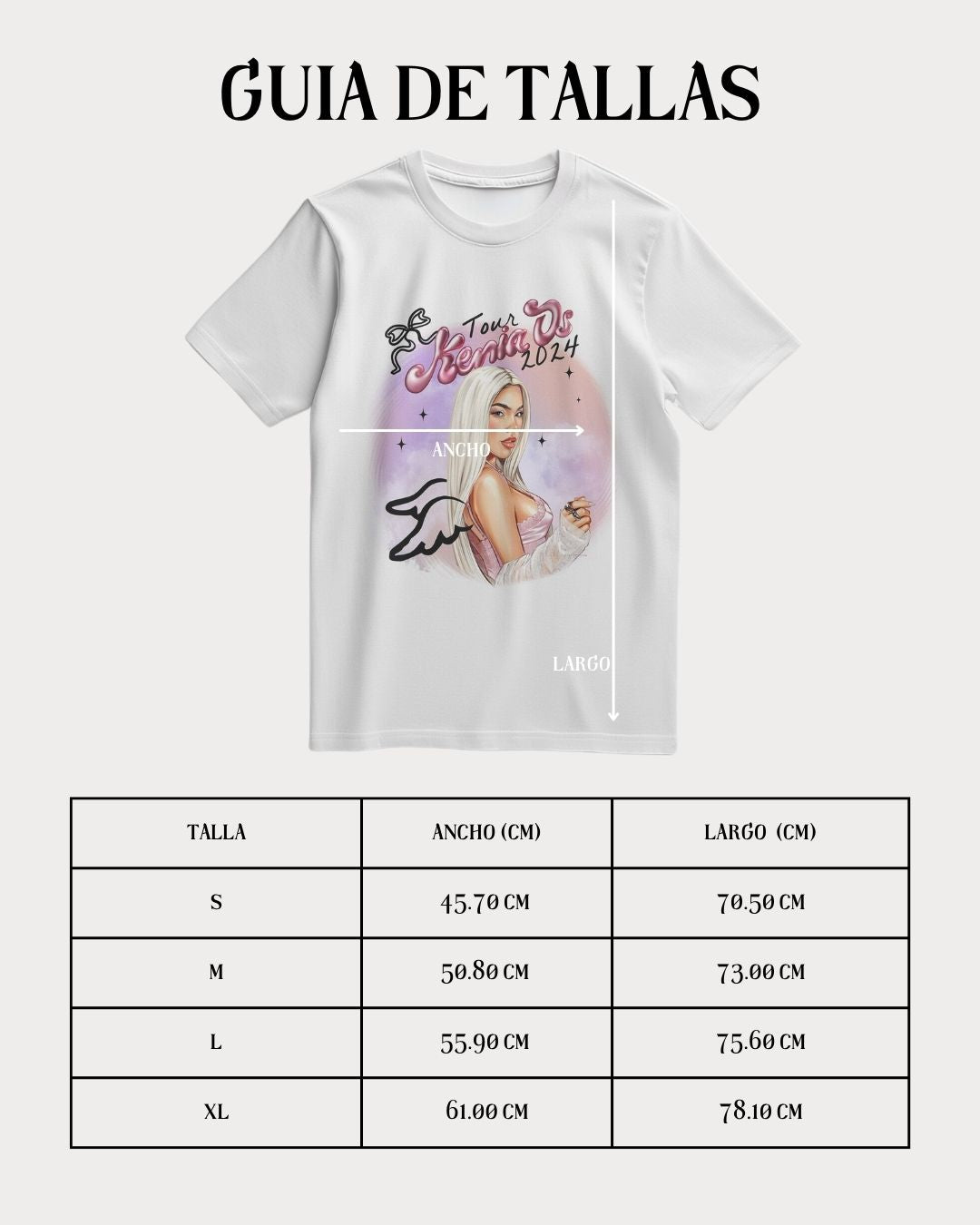 Playera Kenia Os (Modelo 2) - Pink aura Tour